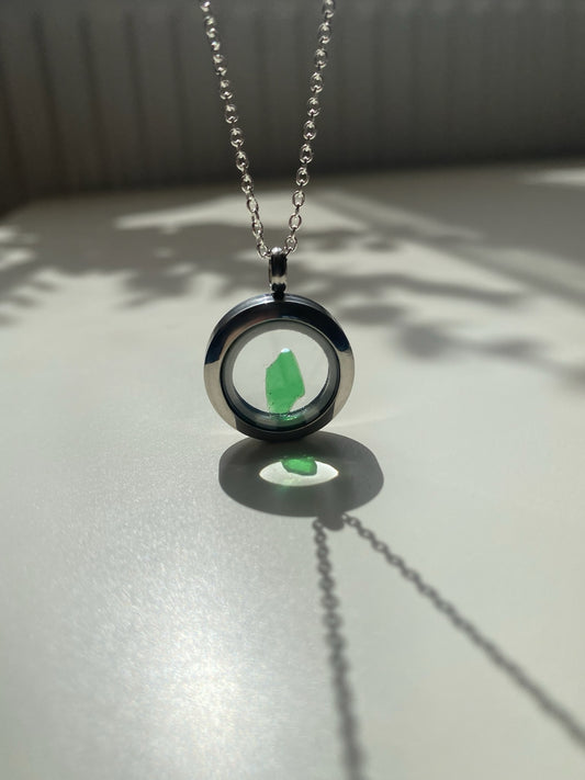Irish Sea Sea Glass Locket