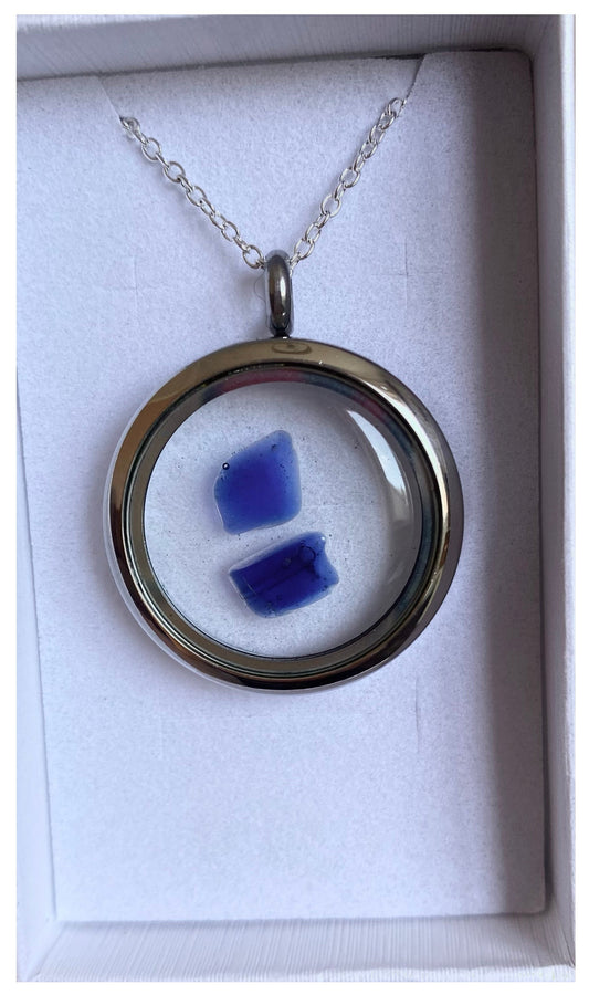 Irish Sea Sea Glass Locket